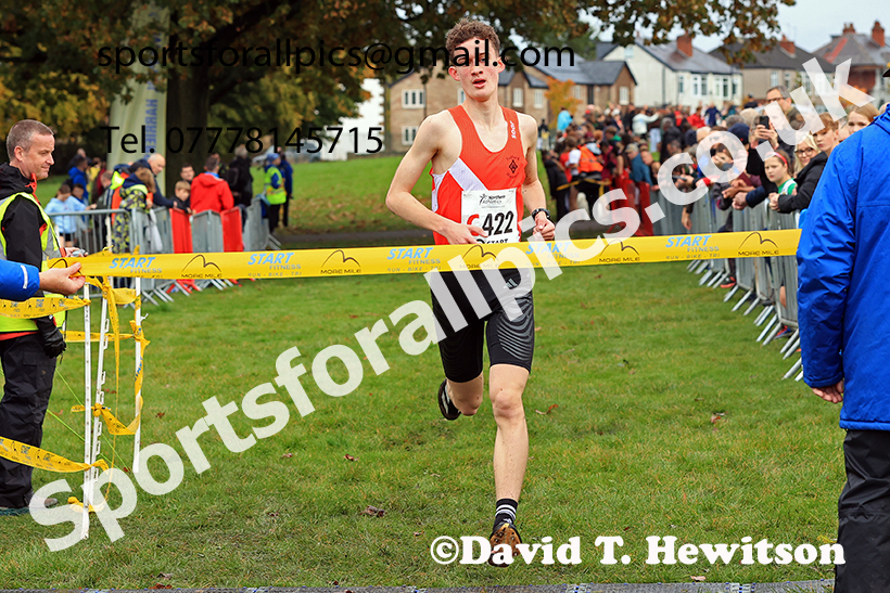 Mens under-17s, 2024 Northern Cross Country Relays, Graves Park, Sheffield.   Photo: David T. Hewitson/Sports for All Pics